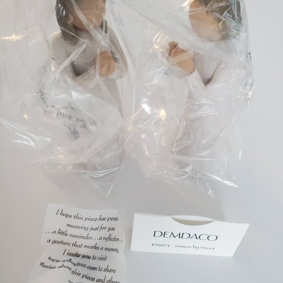 Willow Tree Sisters By Heart Figures Pair Demdaco Susan Lordi 26023 New - Picture 1 of 9